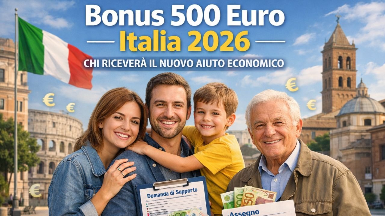 Bonus 500 Euro Italia 2026: Chi Riceverà il Nuovo Aiuto Economico