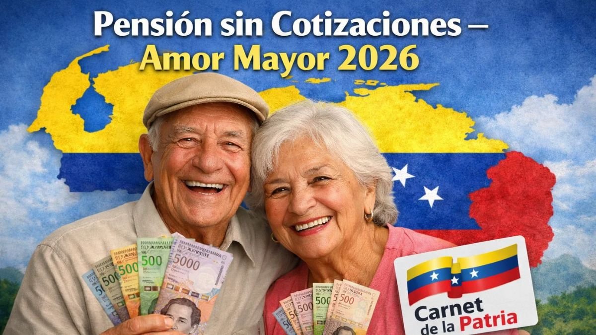 Censo 100% Amor Mayor 2026 en Venezuela: Pasos para Recibir la Pensión sin Cotizaciones