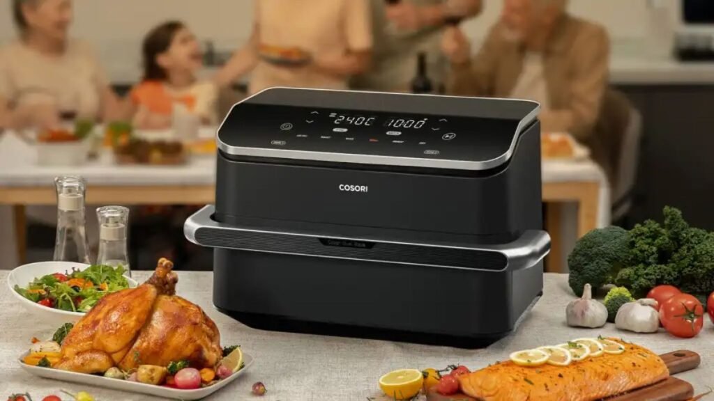 Cosori TwinFry: the air fryer that no longer forces you to choose between chicken and fries or salmon and broccoli
