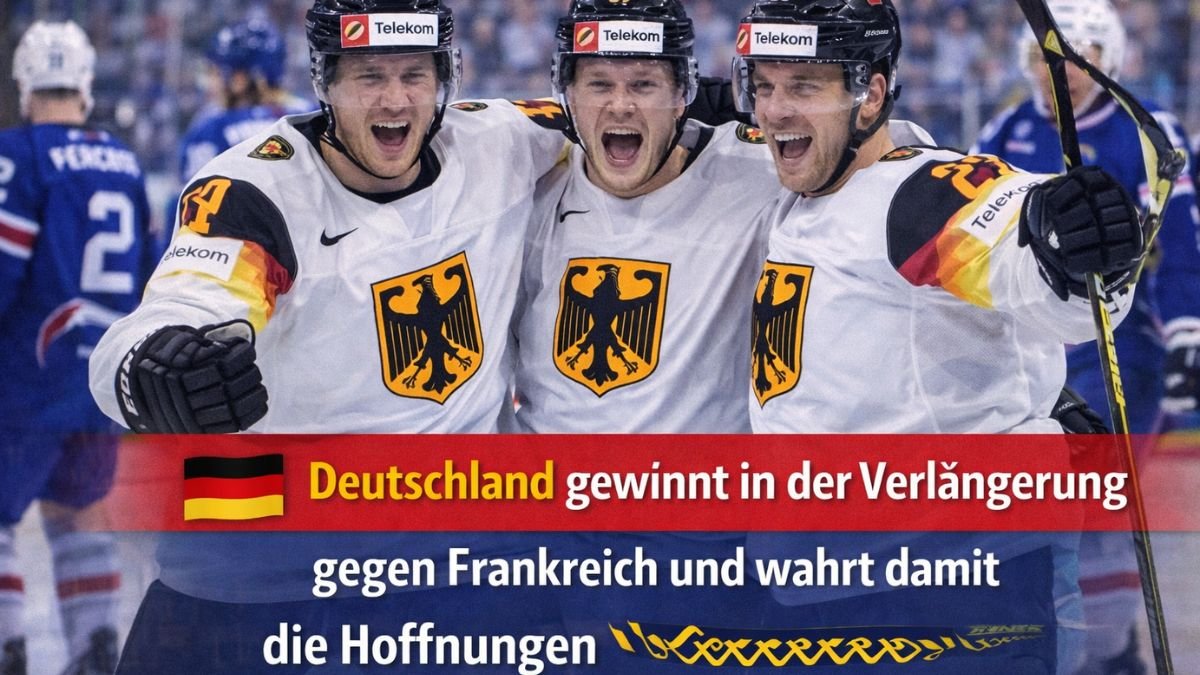 Deutschland gewinnt in der Verlängerung gegen Frankreich und wahrt damit die Hoffnungen.