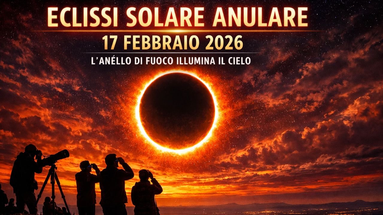 Eclissi Solare Anulare del 17 Febbraio 2026: L’Anello di Fuoco Illumina il Cielo – Orari, Visibilità e Tutto Quello che Devi Sapere