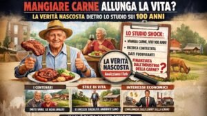 Mangiare carne allunga la vita? La verità nascosta dietro lo studio sui 100 anni
