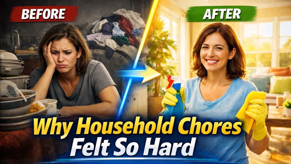 Why Household Chores Felt So Hard — Until I Tried This Simple Mindset Shift