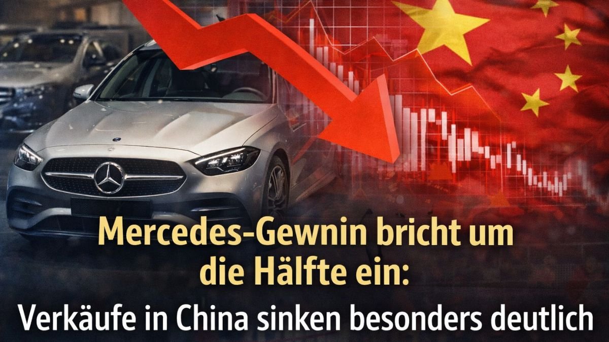 Mercedes-Gewinn bricht um die Hälfte ein: Verkäufe in China sinken besonders deutlich