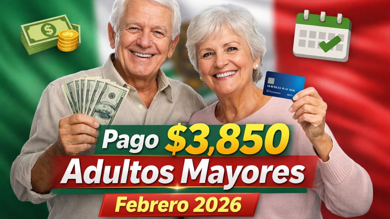 México Confirma Pago de $3,850 a Adultos Mayores en Febrero 2026: Todo lo que Debes Saber