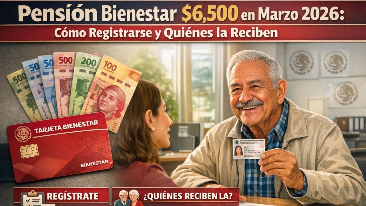 Pensión Bienestar 2026: Así Puedes Obtener $6,500 en Marzo y Quiénes Califican