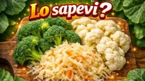 Sapevi che broccoli, crauti e cavolfiore derivano dalla stessa pianta?