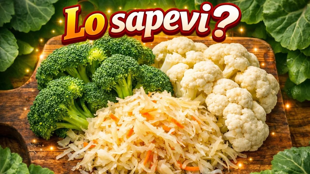 Sapevi che broccoli, crauti e cavolfiore derivano dalla stessa pianta?